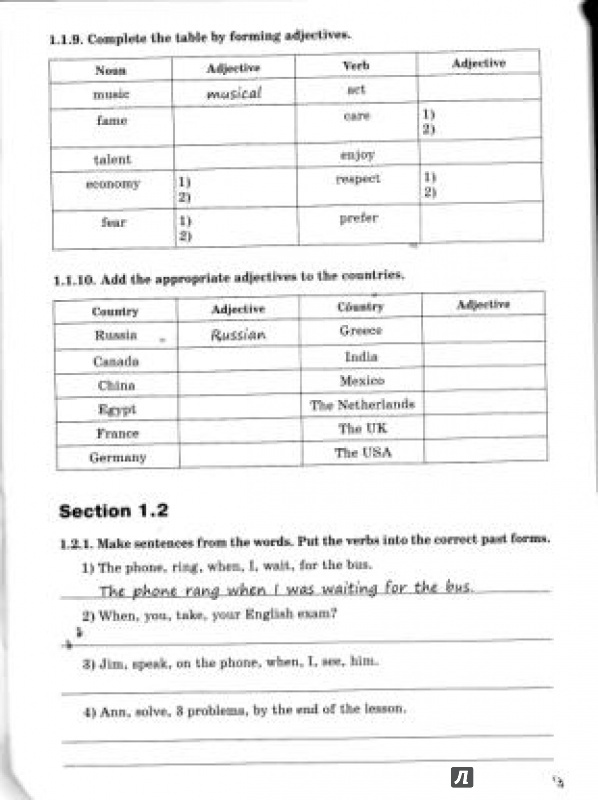 Иллюстрация 12 из 14 для Английский язык. 10 класс. Сборник лексико-грамматических упражнений. ФГОС | Лабиринт - книги. Источник: korova-daisy