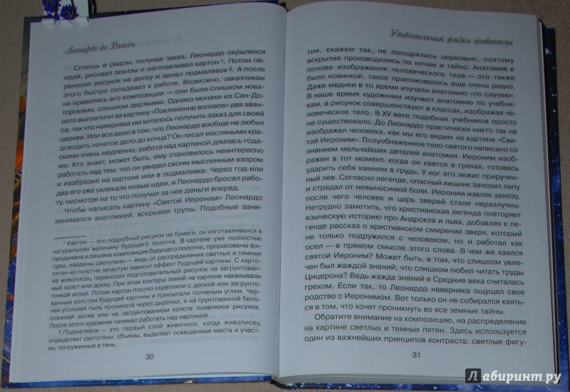 Иллюстрация 31 из 45 для Леонардо да Винчи. Настоящая история гения - Марианна Алферова | Лабиринт - книги. Источник: Книжный кот