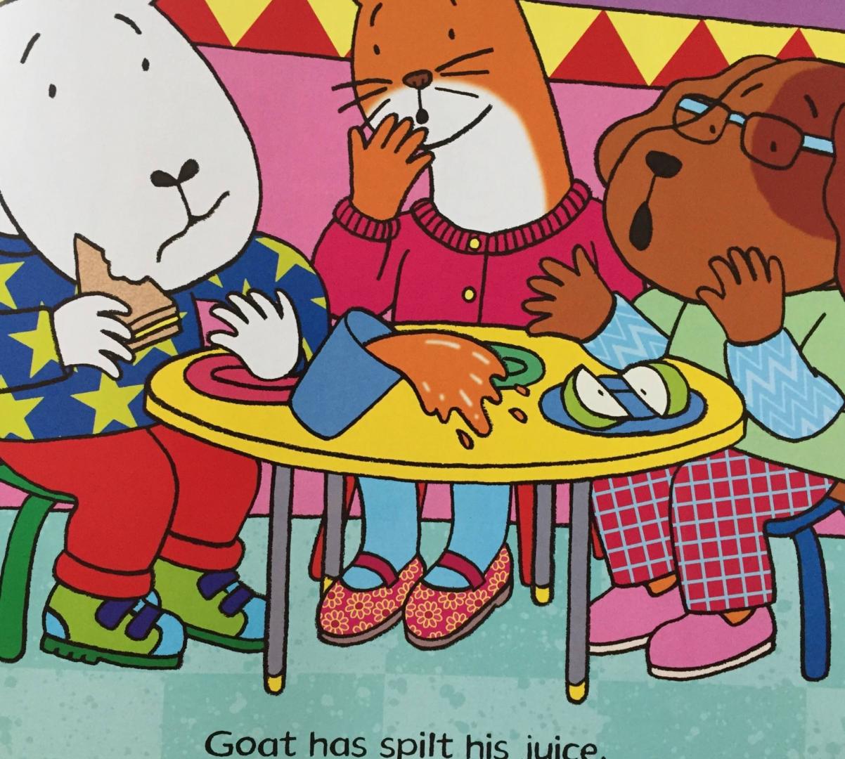 Иллюстрация 8 из 25 для Goat Goes to Playgroup. Board book - Julia Donaldson | Лабиринт - книги. Источник: u.p