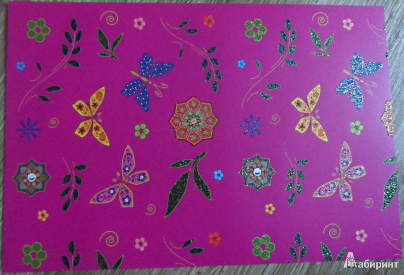 Иллюстрация 13 из 14 для Набор цветного поделочного картона. 10 листов. А4. "Бабочки и цветы" (11-410-78) | Лабиринт - канцтовы. Источник: Sadalmellik