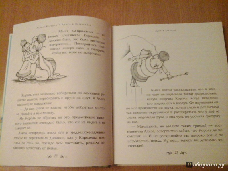 Иллюстрация 28 из 70 для Алиса в Зазеркалье - Льюис Кэрролл | Лабиринт - книги. Источник: Кострицына  Наталия Александровна