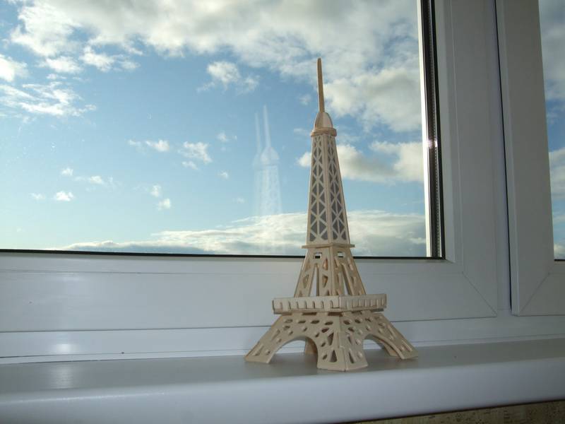 Иллюстрация 8 из 8 для Сборная деревянная модель Эйфелева башня | Лабиринт - игрушки. Источник: Puhel