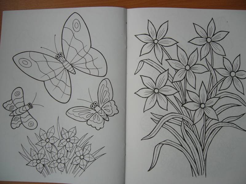 Иллюстрация 7 из 16 для Цветы и бабочки - Татьяна Коваль | Лабиринт - книги. Источник: Мама Саши