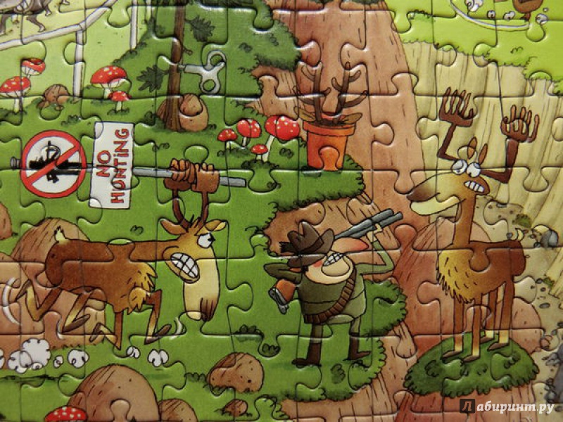 Иллюстрация 29 из 42 для Puzzle-1000 Лесной зоопарк | Лабиринт - игрушки. Источник: Ольга