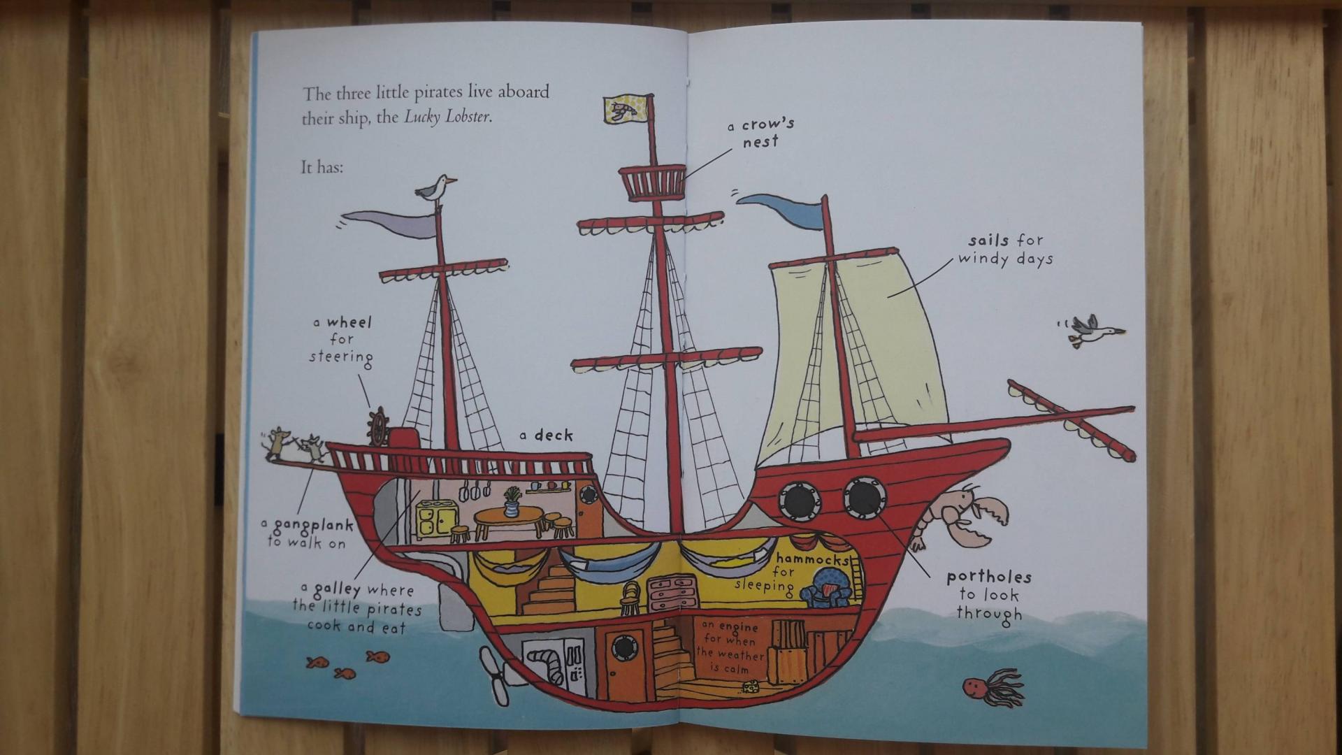 Иллюстрация 4 из 10 для The Three Little Pirates - Georgie Adams | Лабиринт - книги. Источник: Олеся
