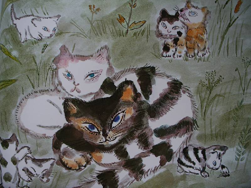 Иллюстрация 18 из 30 для Сказка про кота, который жил миллион раз - Йоко Сано | Лабиринт - книги. Источник: Tiger.