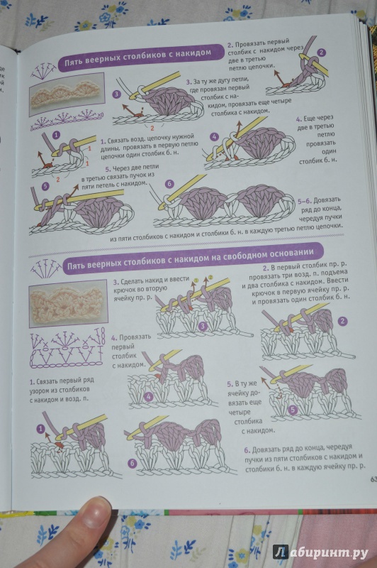 Иллюстрация 21 из 30 для Библия вязания крючком и спицами | Лабиринт - книги. Источник: Svetlaya Brunetka