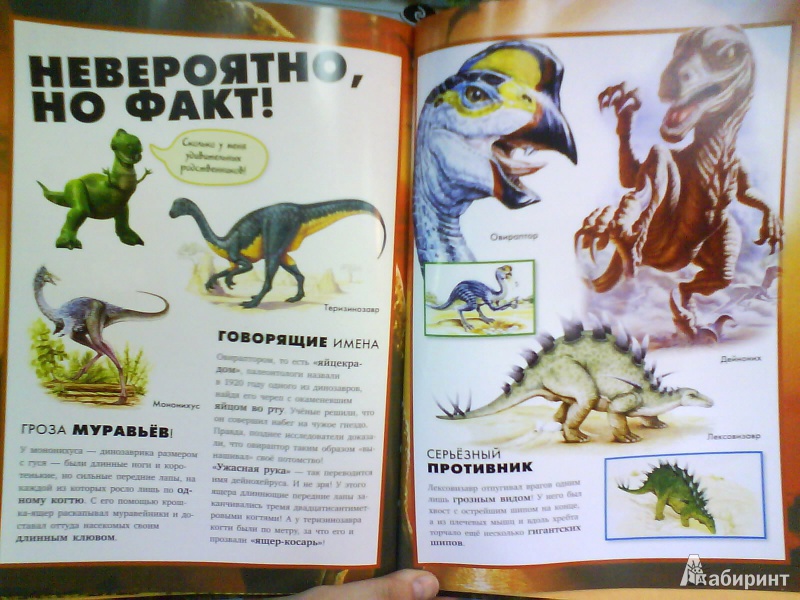Иллюстрация 2 из 9 для Динозавры. Удивительная энциклопедия | Лабиринт - книги. Источник: Мила
