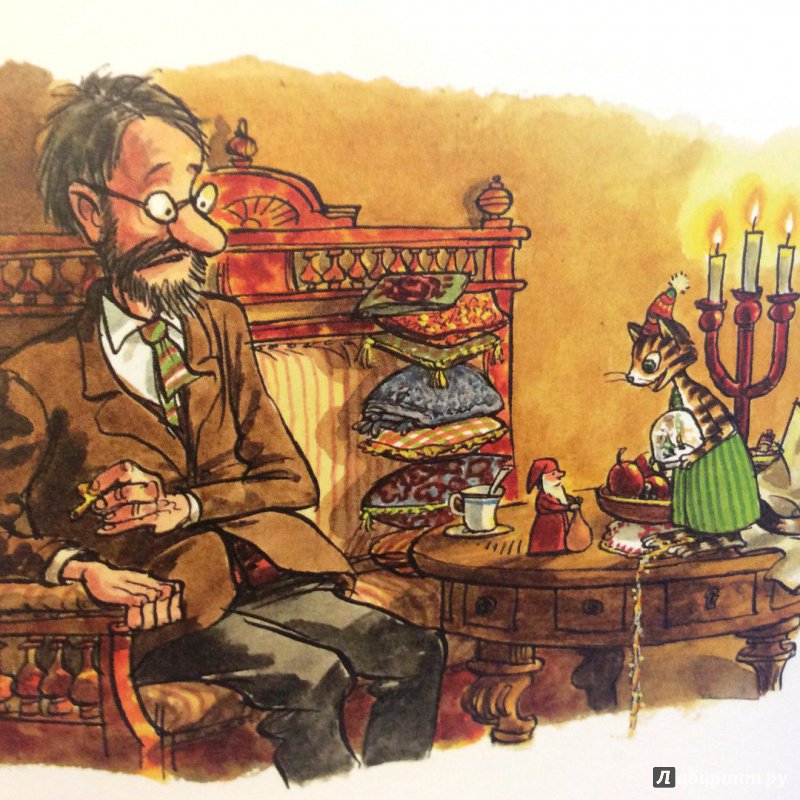 Иллюстрация 50 из 118 для Механический Дед Мороз - Свен Нурдквист | Лабиринт - книги. Источник: Книжный шкаф детям