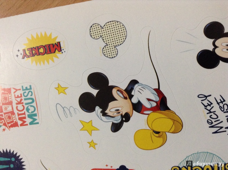 Иллюстрация 5 из 10 для 100 наклеек "Disney. Микки Маус" | Лабиринт - игрушки. Источник: Довбня Евгения