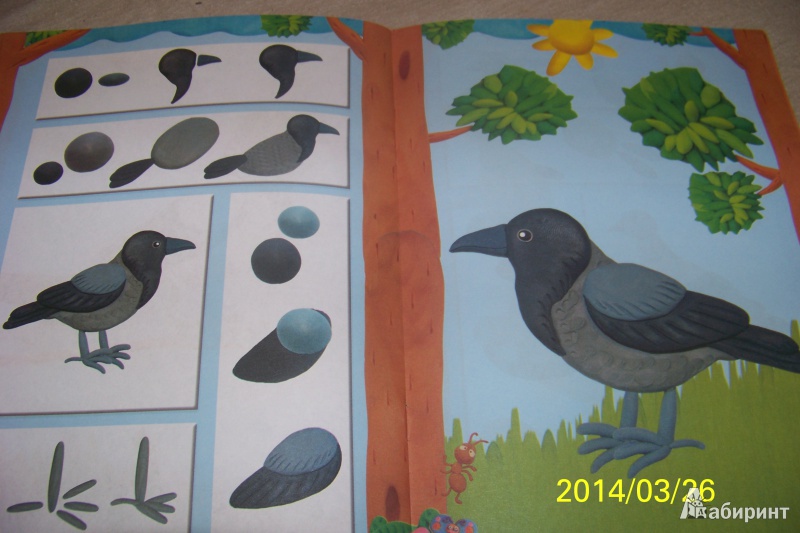 Иллюстрация 7 из 15 для Лепим птиц леса. Секреты пластилина - О. Московка | Лабиринт - книги. Источник: G