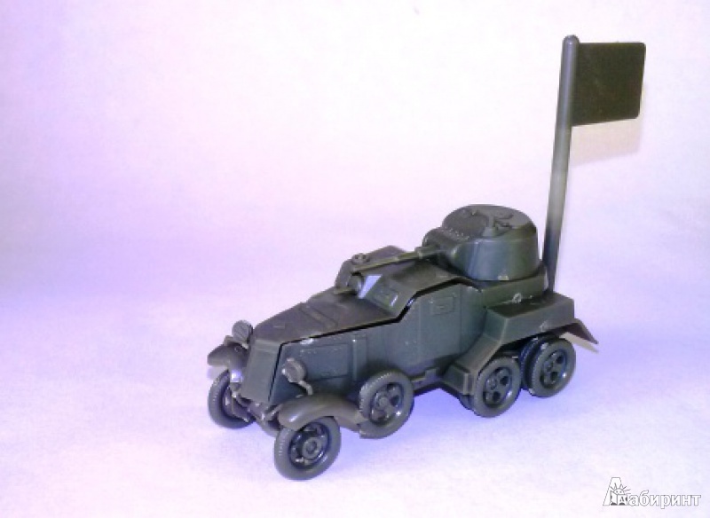 Иллюстрация 4 из 11 для Сборная модель "Советский бронеавтомобиль БА-10" (6149) | Лабиринт - игрушки. Источник: Бельмас  Александр Анатольевич