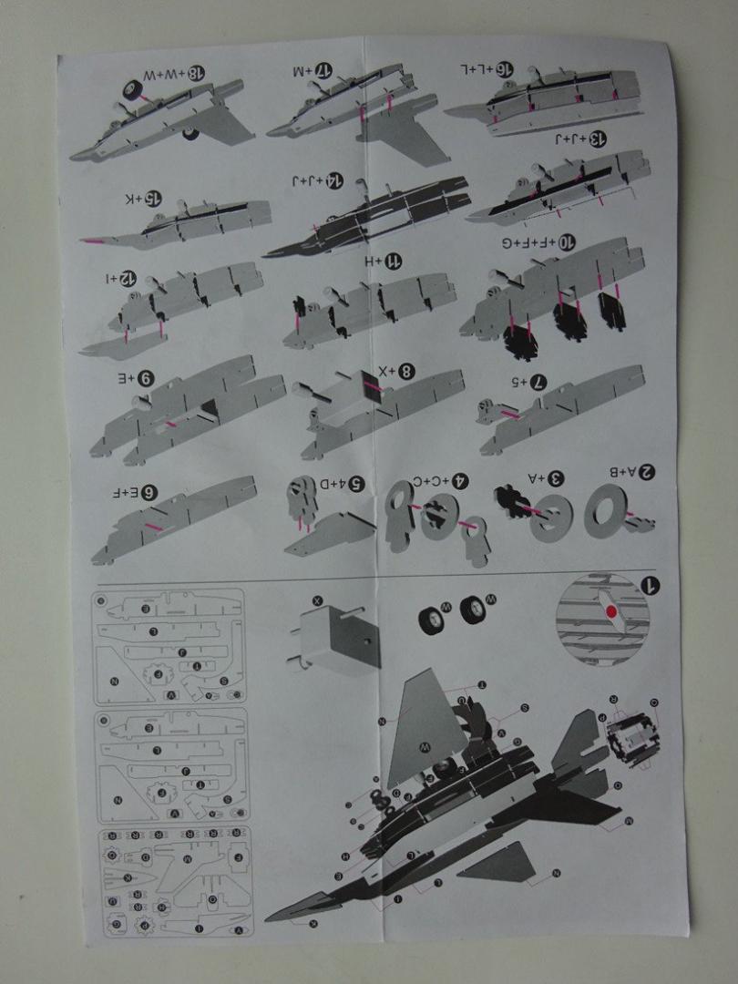Иллюстрация 3 из 10 для Собираем фигуру "Сверхзвуковой самолет" | Лабиринт - игрушки. Источник: Iliy