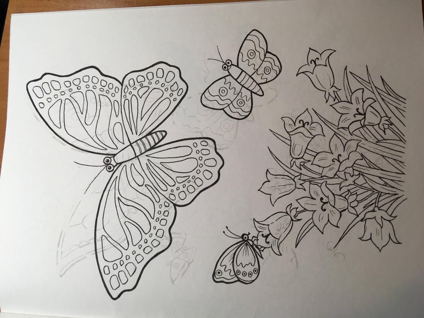 Иллюстрация 20 из 22 для Цветы и бабочки - Татьяна Коваль | Лабиринт - книги. Источник: Vasioero