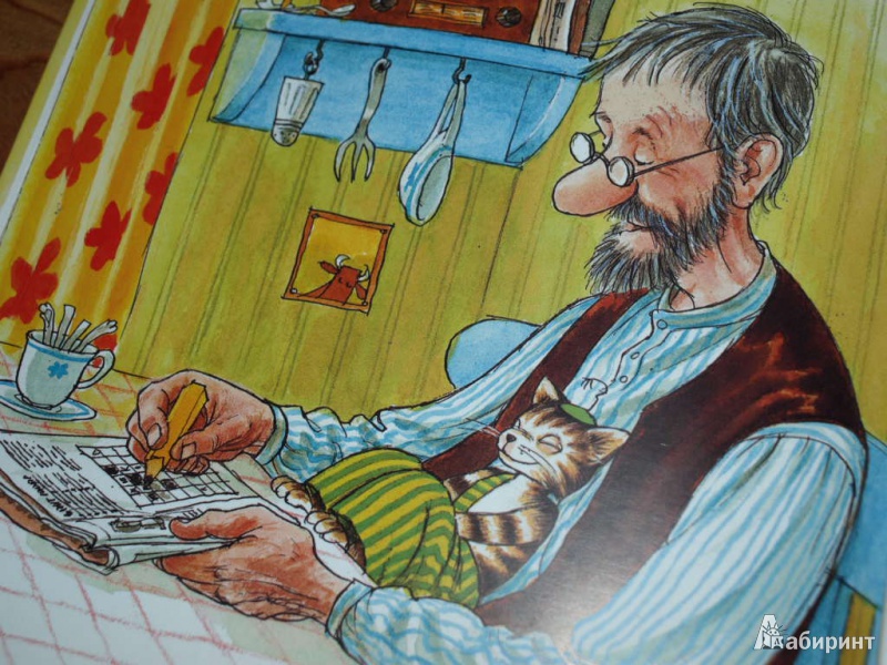 Иллюстрация 30 из 102 для История о том как Финдус потерялся, когда был маленьким - Свен Нурдквист | Лабиринт - книги. Источник: Гусева  Анна Сергеевна
