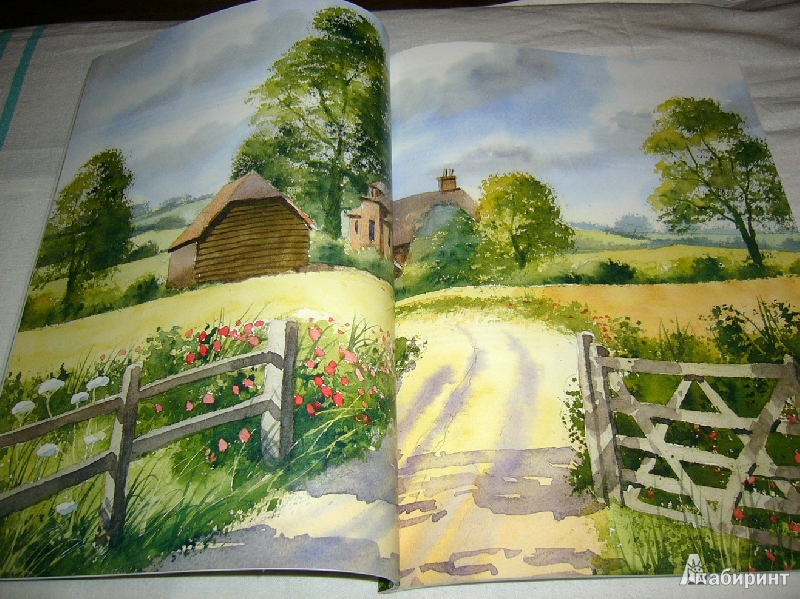 Иллюстрация 11 из 14 для Рисуем по схемам: Сельские пейзажи: Акварель №23 - Терри Харрисон | Лабиринт - книги. Источник: Lilac