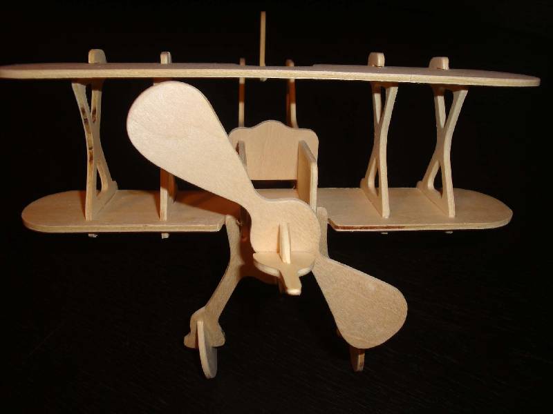 Иллюстрация 6 из 14 для Модель сборная деревянная Аэроплан | Лабиринт - игрушки. Источник: Ogha