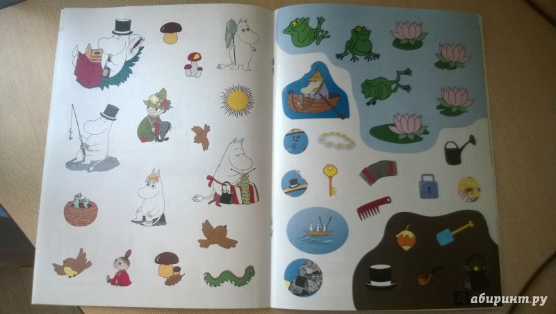 Иллюстрация 6 из 12 для Лето в Муми-далене. Игры с наклейками | Лабиринт - книги. Источник: Лабиринт