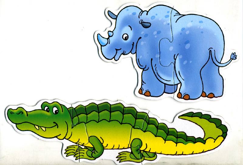 Иллюстрация 20 из 20 для Дикие животные. Собери 8 диких животных: Для самых маленьких (1085) | Лабиринт - игрушки. Источник: РИВА