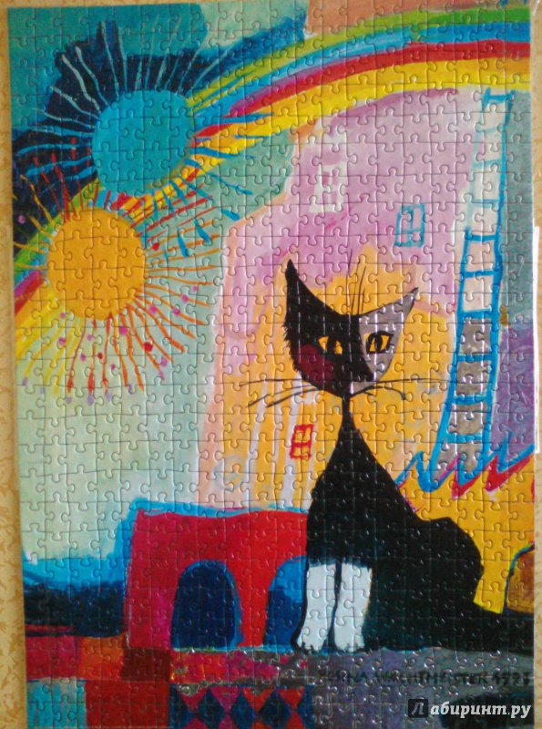 Иллюстрация 6 из 7 для Puzzle-500 "Котенок под радугой" (29627) | Лабиринт - игрушки. Источник: Наталия