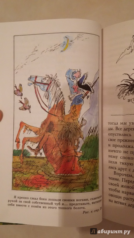 Иллюстрация 42 из 54 для Приключения барона Мюнхгаузена: Сказки - Рудольф Распе | Лабиринт - книги. Источник: ТанюшаК