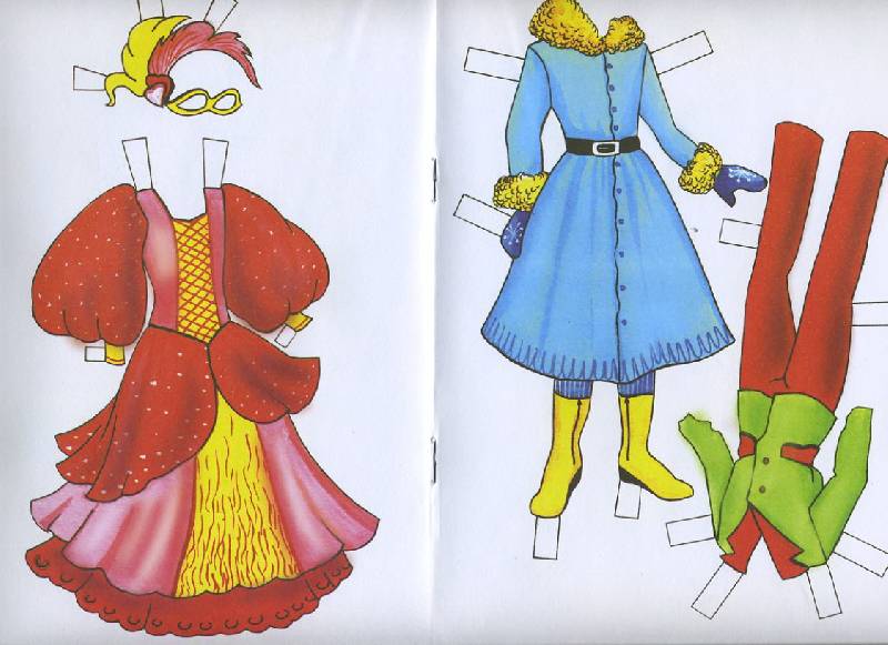 Иллюстрация 3 из 6 для Бумажная кукла Даша | Лабиринт - книги. Источник: Pallada