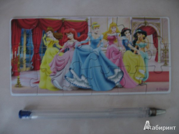 Иллюстрация 5 из 8 для Домино+Puzzle (80105) Принцессы | Лабиринт - игрушки. Источник: ТанюшаК