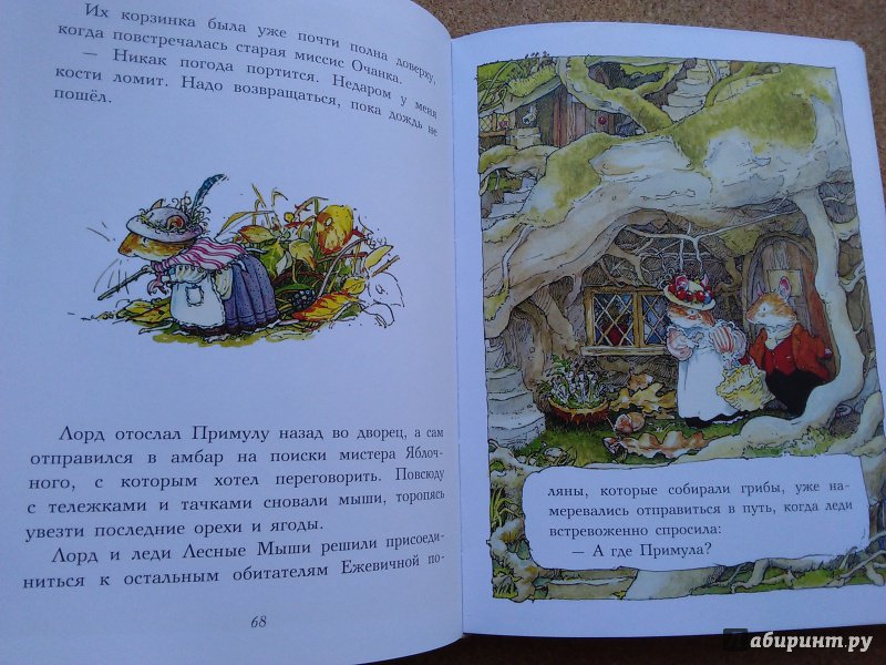 Иллюстрация 32 из 63 для Сказки и истории Ежевичной поляны - Джилл Барклем | Лабиринт - книги. Источник: Ольга
