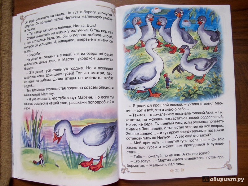 Иллюстрация 5 из 15 для Чудесное путешествие Нильса с дикими гусями - Сельма Лагерлеф | Лабиринт - книги. Источник: Vi_ta