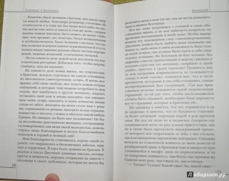 Иллюстрация 15 из 24 для Невинный - Габриэле Д`Аннунцио | Лабиринт - книги. Источник: Tatiana Sheehan