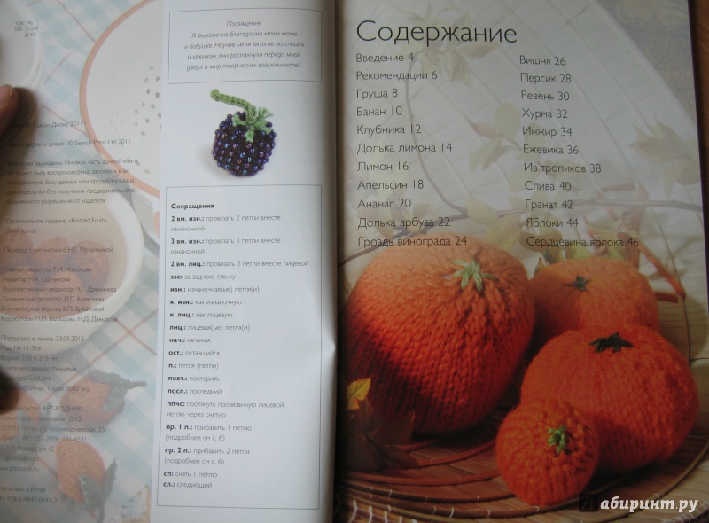 Иллюстрация 19 из 25 для Вязаные фрукты - Сьюзи Джонс | Лабиринт - книги. Источник: rakurs5
