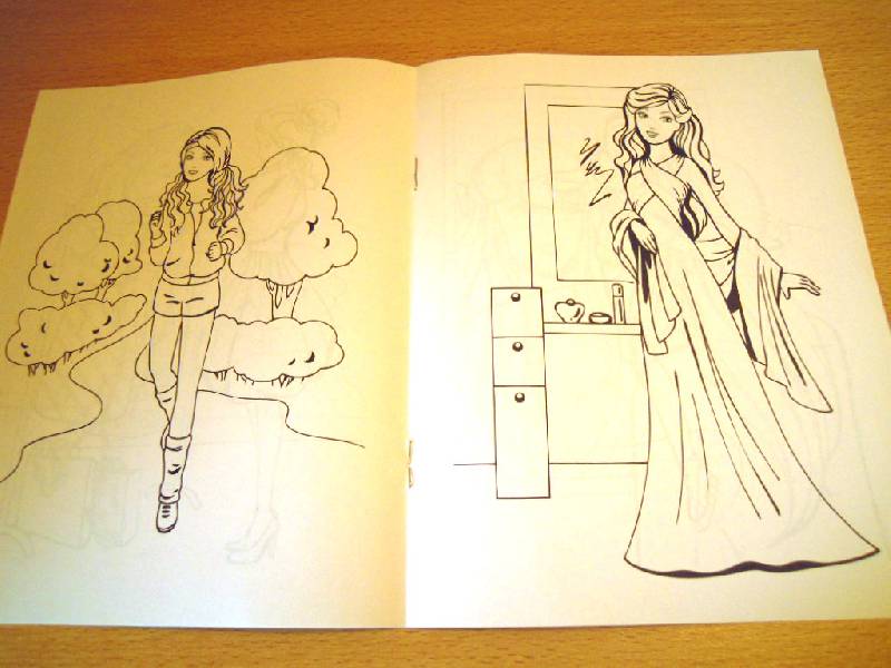 Иллюстрация 9 из 10 для Раскраска для девочек. Выпуск 7 | Лабиринт - книги. Источник: Iwolga