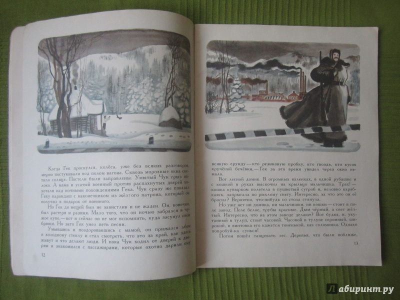 Иллюстрация 62 из 67 для Чук и Гек - Аркадий Гайдар | Лабиринт - книги. Источник: Александрова  Анна Леонидовна