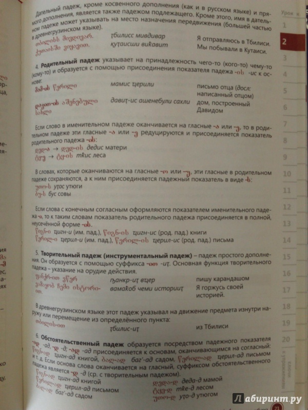 Иллюстрация 18 из 22 для Грузинский язык. Самоучитель - Гадилия, Звиададзе | Лабиринт - книги. Источник: Салус