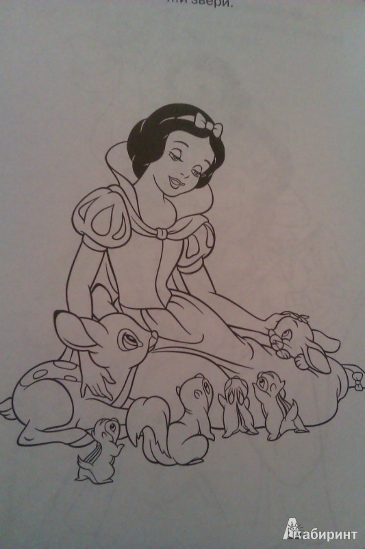 Иллюстрация 3 из 5 для Раскраска-малышка. Принцессы (№1312) | Лабиринт - книги. Источник: B
