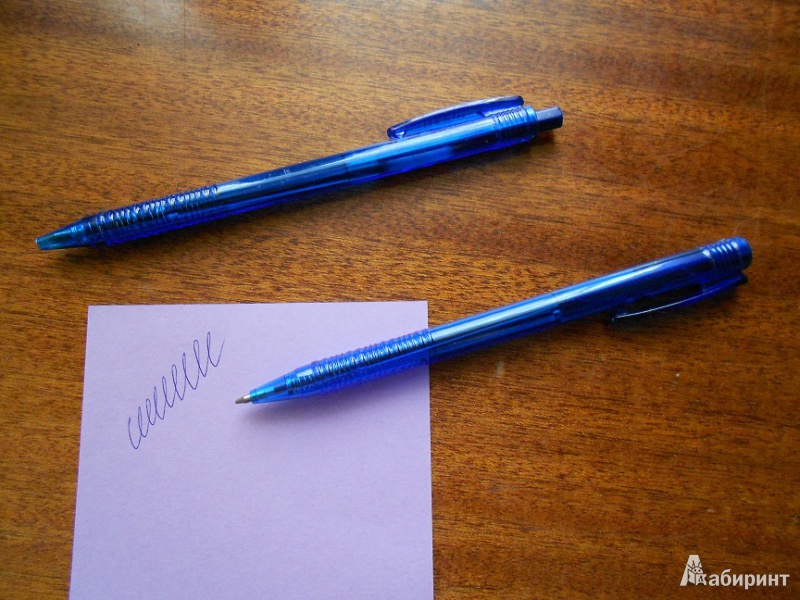 Иллюстрация 3 из 8 для Ручка шариковая автоматическая "Basic" 0.7 мм, синяя (026070-02) | Лабиринт - канцтовы. Источник: Абрамкина  Оксана
