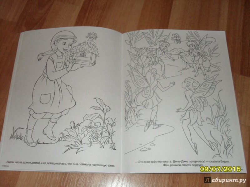 Иллюстрация 3 из 3 для Феи. Раскраска 2 в 1 (№1307) | Лабиринт - книги. Источник: Ромашка)