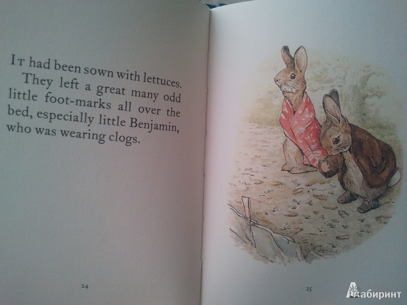 Иллюстрация 10 из 10 для The Tale of Benjamin Bunny - Beatrix Potter | Лабиринт - книги. Источник: Мухидинова  Евгения Александровна