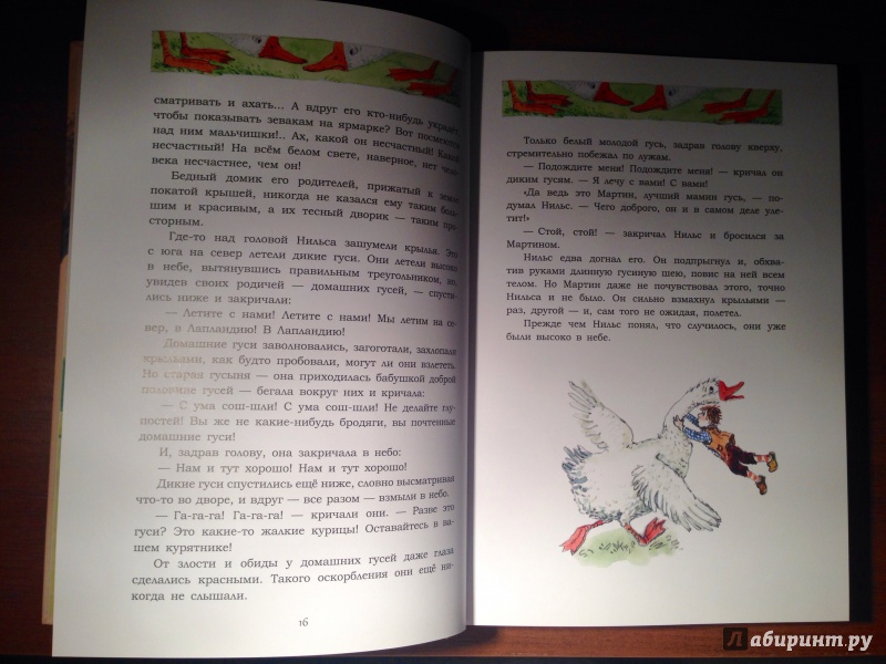 Иллюстрация 7 из 36 для Чудесное путешествие Нильса с дикими гусями - Сельма Лагерлеф | Лабиринт - книги. Источник: Псевдоним