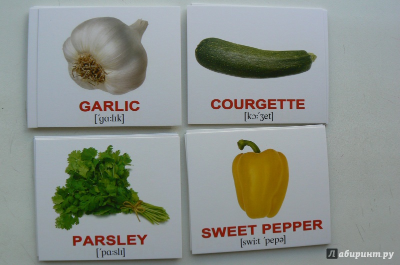 Иллюстрация 8 из 12 для Комплект мини-карточек "Vegetables/Овощи" (40 штук) - Носова, Епанова | Лабиринт - игрушки. Источник: Марина