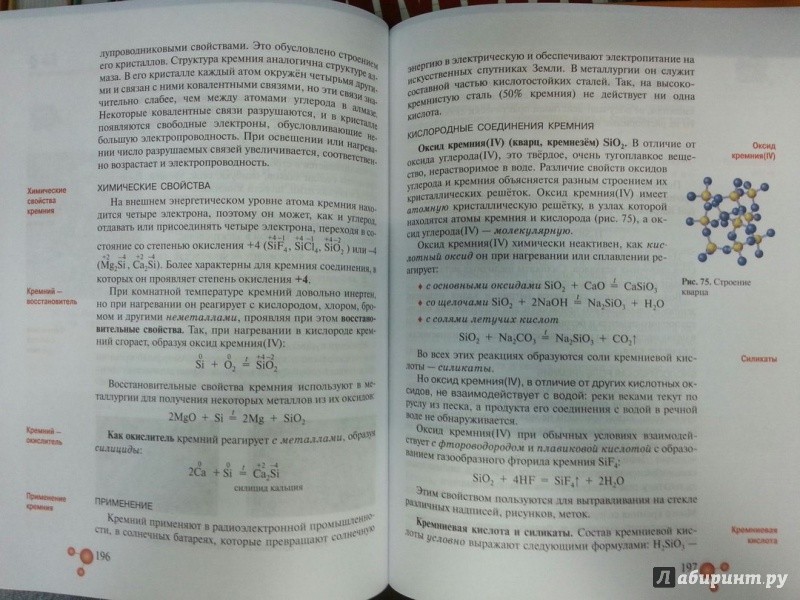 Иллюстрация 7 из 8 для Химия. 9 класс. Учебник - Новошинский, Новошинская | Лабиринт - книги. Источник: Den