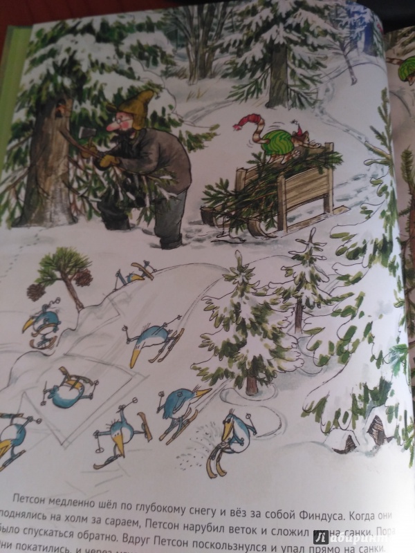 Иллюстрация 75 из 150 для Рождество в домике Петсона - Свен Нурдквист | Лабиринт - книги. Источник: irinka_m