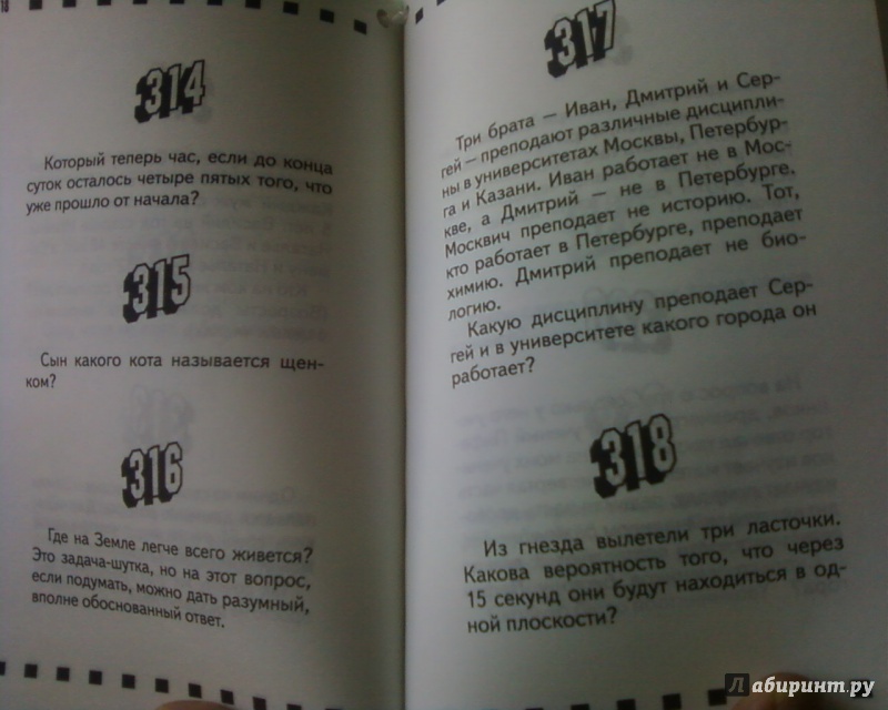 Иллюстрация 14 из 28 для 500 умных загадок на каждый день | Лабиринт - книги. Источник: Родионова  Надежда