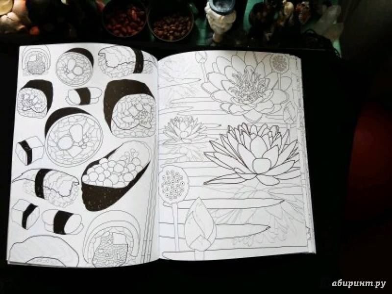 Иллюстрация 9 из 27 для Загадочная Япония. Раскраска-антистресс для творчества и вдохновения | Лабиринт - книги. Источник: Elizabeth Batori