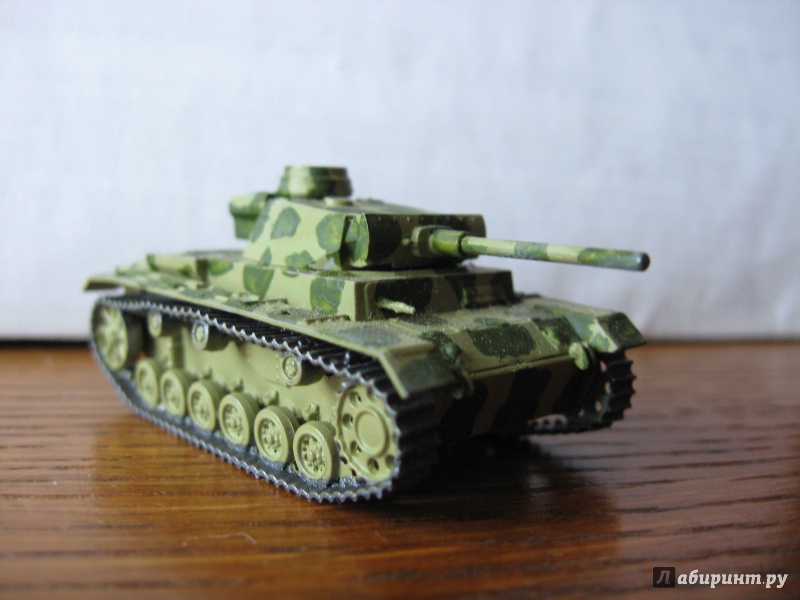 Иллюстрация 11 из 13 для Немецкий огнеметный танк PZ.KPFW.III (6162) | Лабиринт - игрушки. Источник: Лабиринт