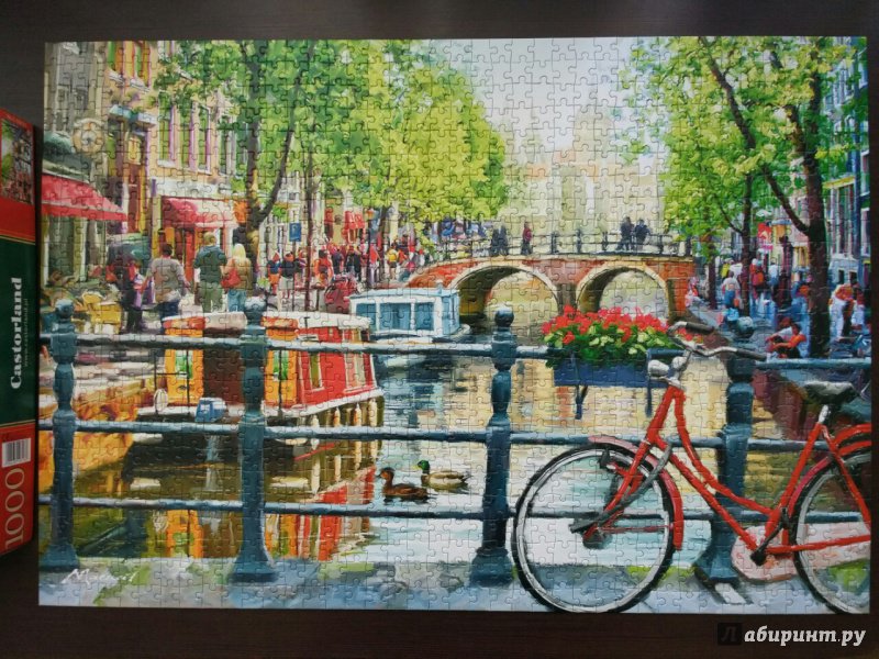 Иллюстрация 6 из 8 для Puzzle-1000 "Пейзаж Амстердам" (C-103133) | Лабиринт - игрушки. Источник: Лабиринт