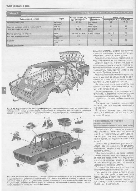 Иллюстрация 6 из 6 для Ваз 2106-03: Руководство по ремонту, техническому обслуживанию и эксплуатации - Владимир Якушин | Лабиринт - книги. Источник: Ялина