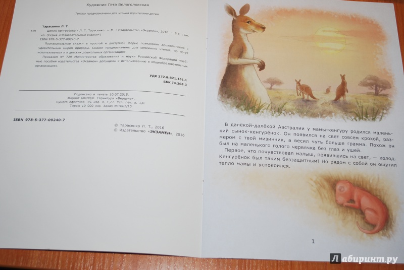 Иллюстрация 10 из 22 для Домик кенгуренка - Лариса Тарасенко | Лабиринт - книги. Источник: Нади