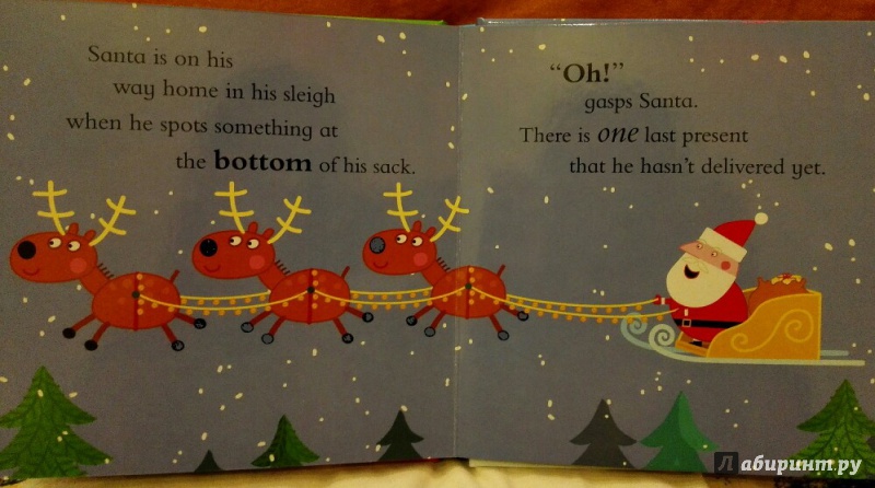 Иллюстрация 7 из 17 для Peppa Pig. Peppa's Christmas Wish (board bk) | Лабиринт - книги. Источник: Рыжкова Алина