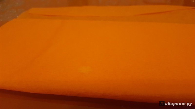 Иллюстрация 4 из 7 для Бумага цветная крепированная (оранжевая) (28582/10) | Лабиринт - канцтовы. Источник: Теплова  Юлия